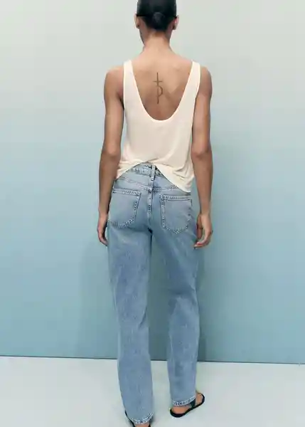 Jean Matilda Tejano Medio Talla 38 Mujer Mango