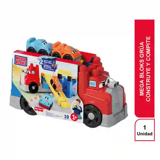 Mega Bloks Juguete Grúa Construye y Compite!