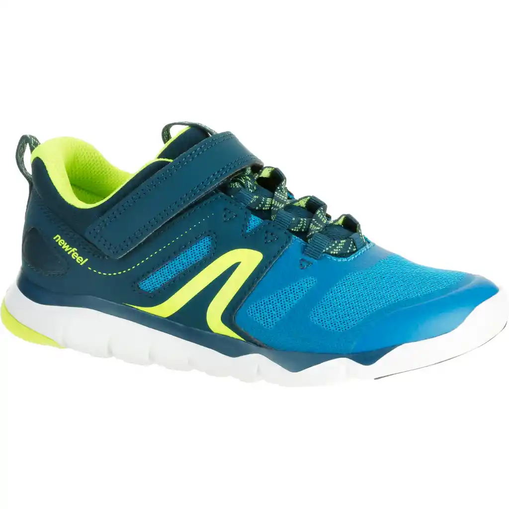 Tenis de Fitness Con Velcro Para Niños 540 Azul Turquesa