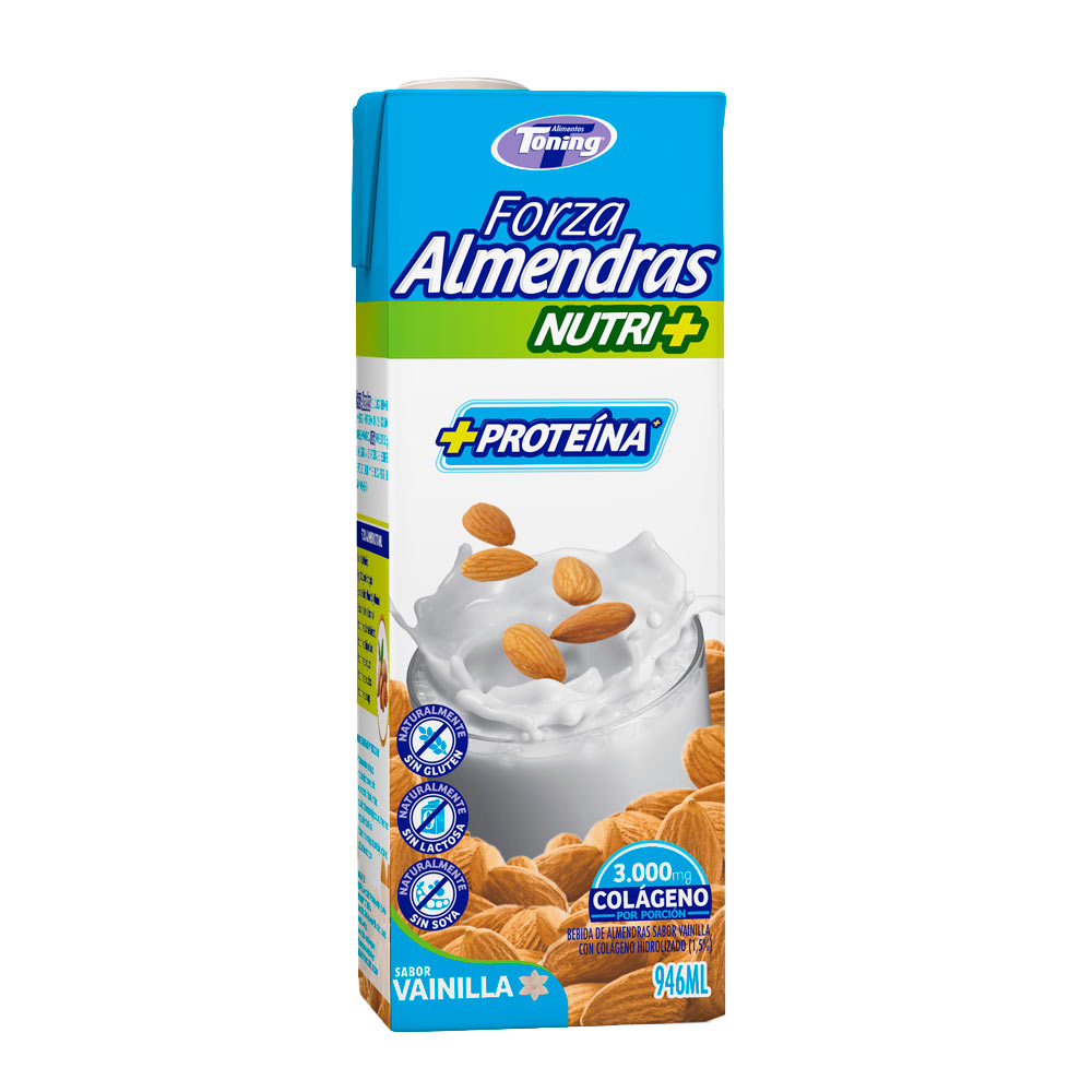 Toning Bebida de Almendras Forza Sabor Vainilla 946 ml