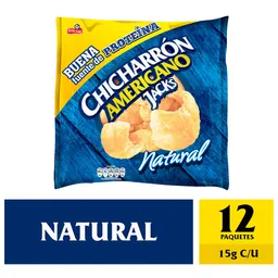 Jacks Snack Chicharron Natural 15 g