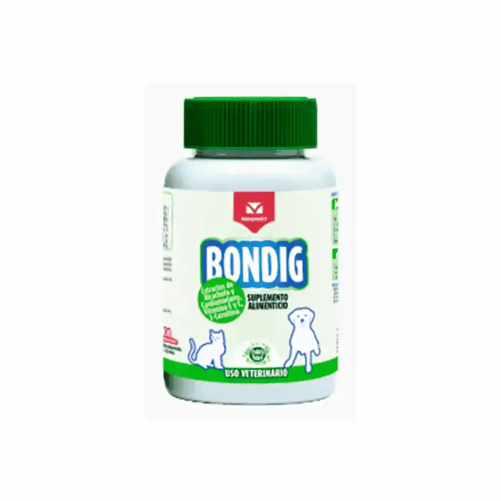 Bondig Suplemento Alimenticio para Perros y Gatos en Tabletas