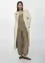 Mono Boston Khaki Talla S Mujer Mango