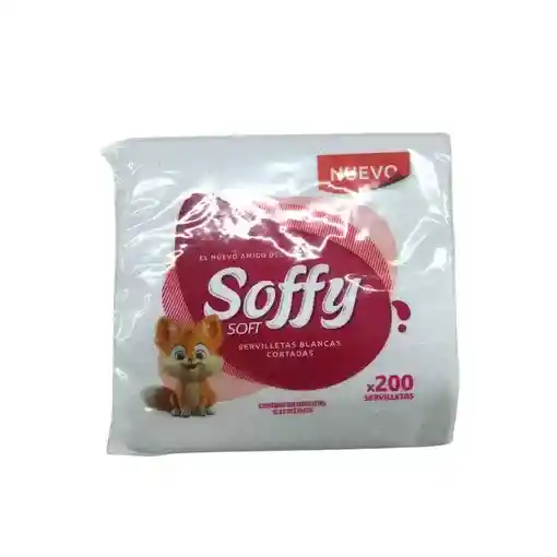 Servilleta Cortada - Soffy X 200 Uds