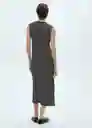 Vestido Marine-w Negro Talla S Mujer Mango