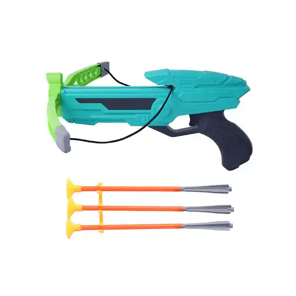 Pistola Multicolor Con Tiro Miniso