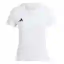 Adidas Camiseta Adizero e Tee Mujer Blanco Talla L IN1173