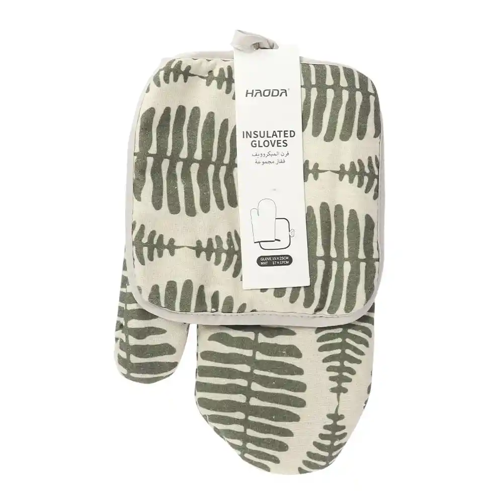 Guante Haoda de Lona Para Microondas + Almohadilla