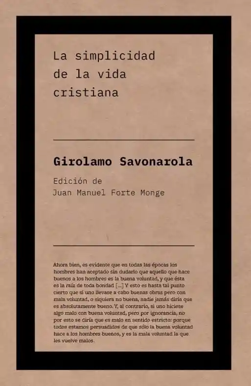 La Simplicidad de La Vida Cristiana