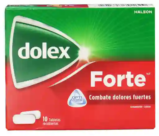 Dolex Forte Alivio Dolor Fuerte Rápida Absorción (500 mg/65 mg)