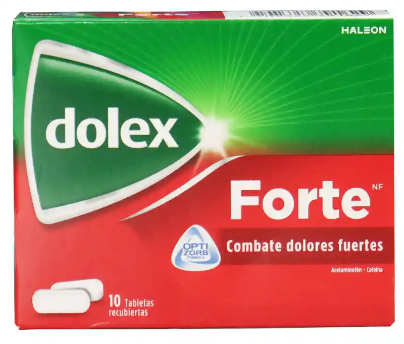 Dolex Forte Alivio Dolor Fuerte Rápida Absorción (500 mg/65 mg)