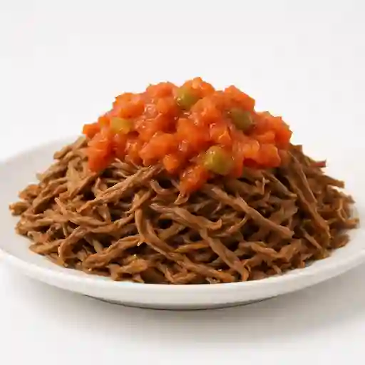 Carne Mechada con Hogao