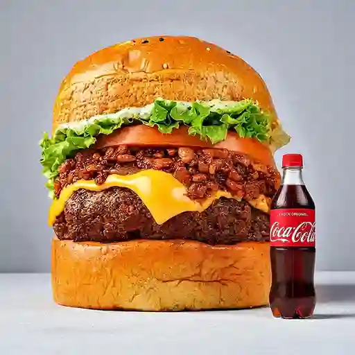 Combo Bacon + Coca-Cola Sabor Original 500 ml