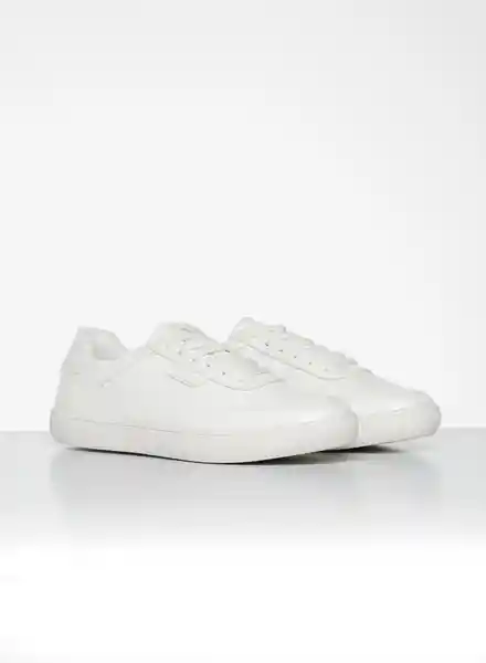 Kenneth Cole Tenis Casual Hombre Color Blanco Talla 38