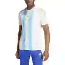 Adidas Camiseta Messi Tr Jersey Fútbol Hombre Blanco Talla L