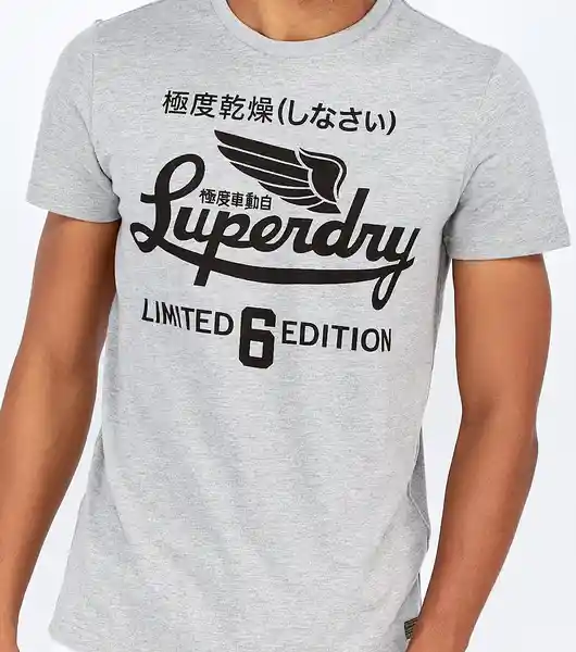 Superdry Camiseta Gris Talla M 113160