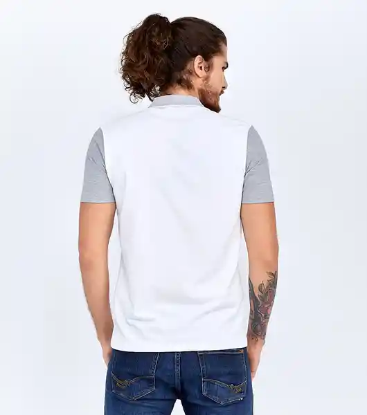 Unser Camiseta Polo Blanco Talla L 823762