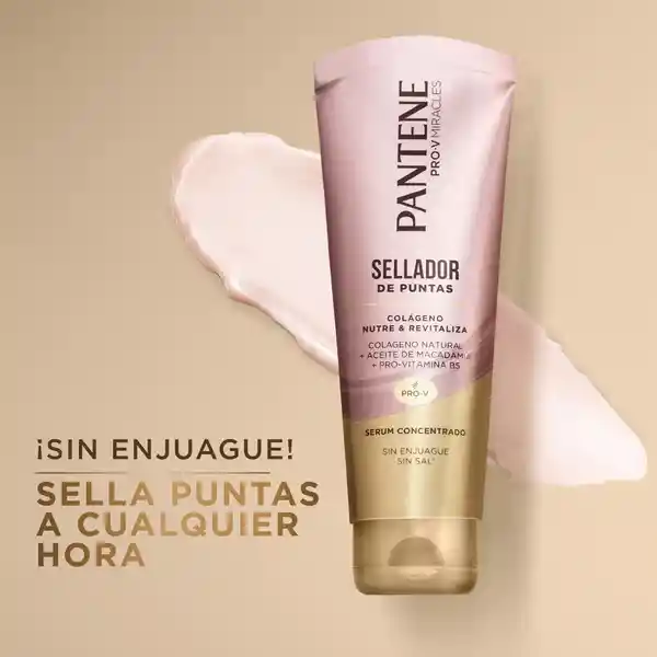 Sellador de Puntas Pantene Pro-V Miracles Colageno Nutre y Revitaliza Serum Concentrado 90 ml