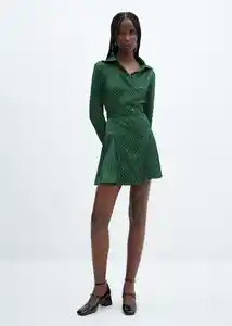 Vestido Slay-w Verde Talla L Mujer Mango