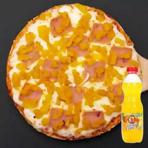 Combo Hawaiana + Jugo Hit Naranja Piña