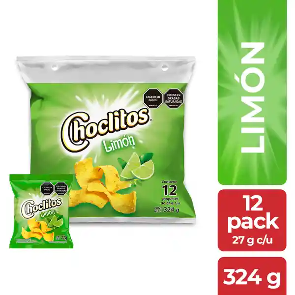 Choclitos Snack Limon 27 g