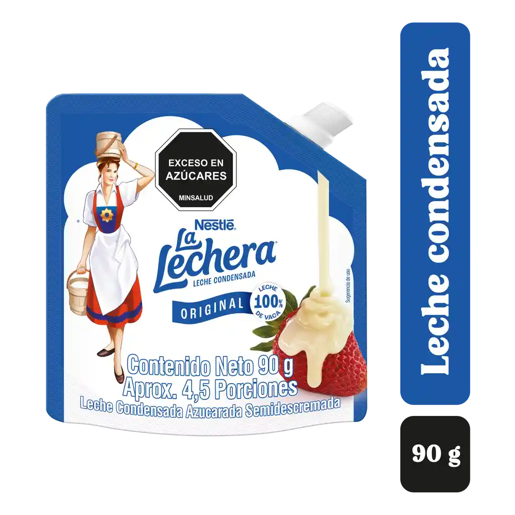 Leche condensada LA LECHERA 90g Doypack