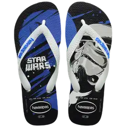 Sandalias Blanco/Azul Estrella/Blanco T. 40 4135185 Havaianas
