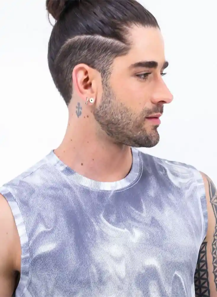 Camiseta Ms M-grisplata