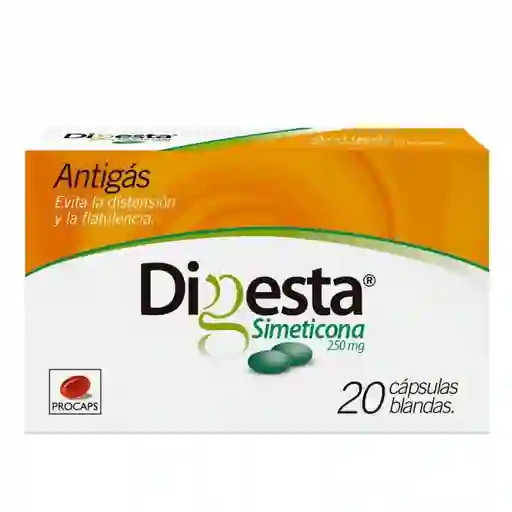 Digesta (250 mg) 20 Cápsulas