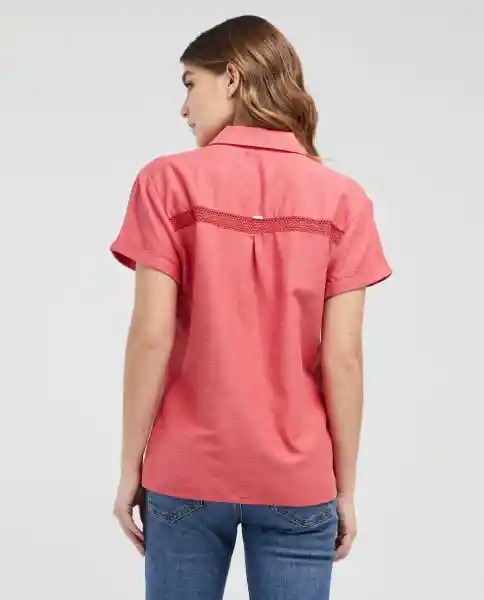 Camisa Rosa Coral Medio Talla Xs Esprit 611e008