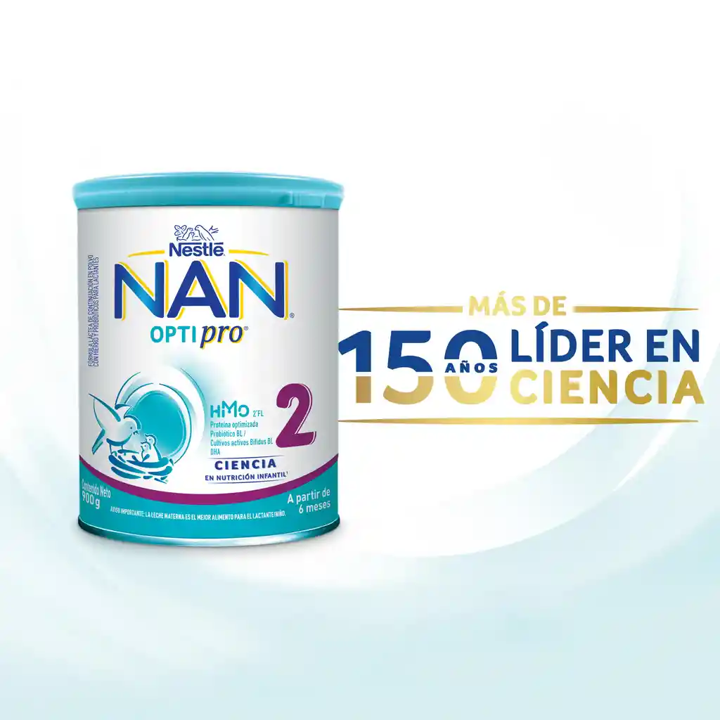 Fórmula infantil NAN OPTIPRO 2 x 400g