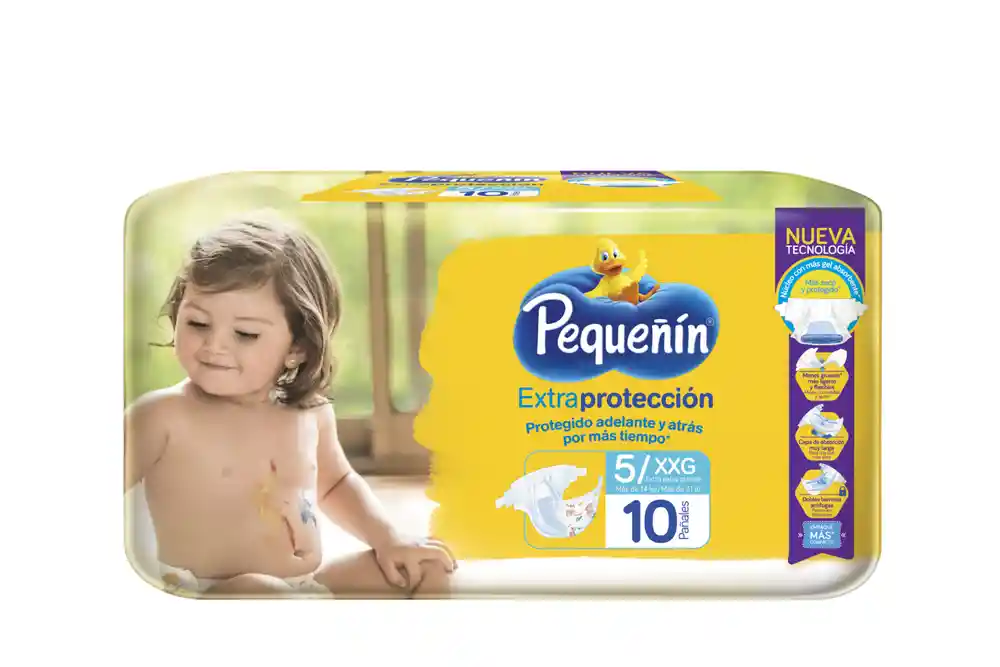 Pequeñín Pañales Extra Protección Etapa 5