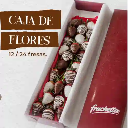 Caja X24 Flores Decorada