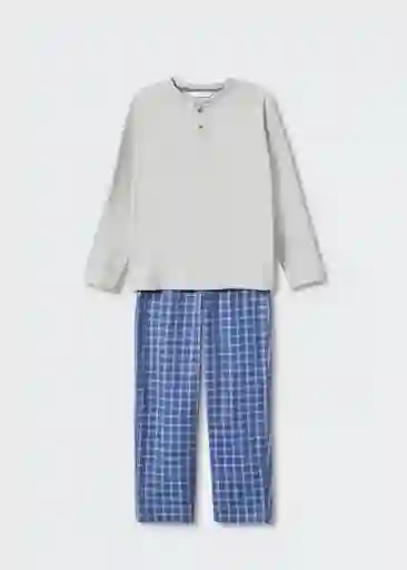 Pijama Pack Travis Gris Medio Vigore Talla 12 Niños Mango