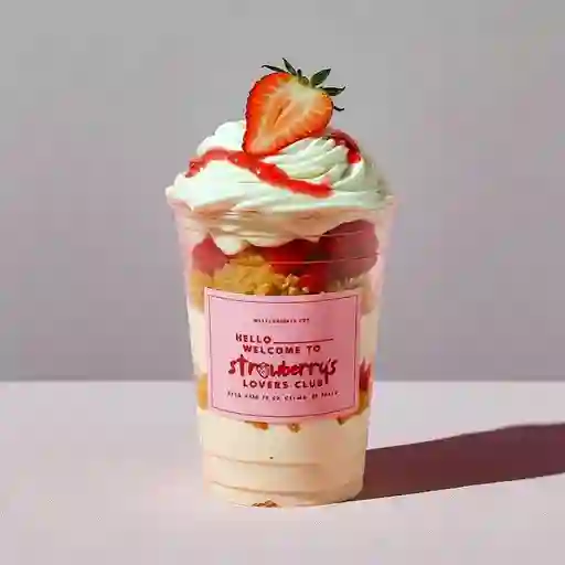 Fresas con Crema y Chocolate Grande