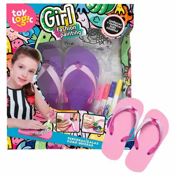 Toy Logic Juguete de Niñas Para Decorar Flip Flops