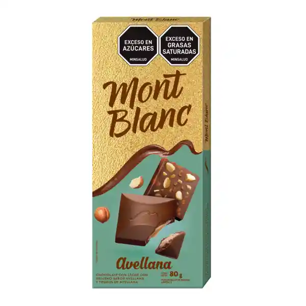 Golosina Montblanc Avellana Hijo x 80 g x 40 Und