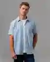 Camisa Hombre Azul Talla S 154105K Rifle