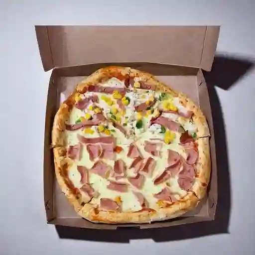 Pizza Campesina Jamón y Queso