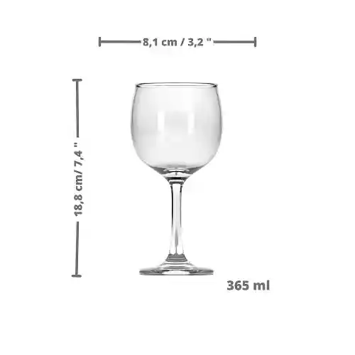 Cristar Copa Agua Premiere 12 1/2 oz