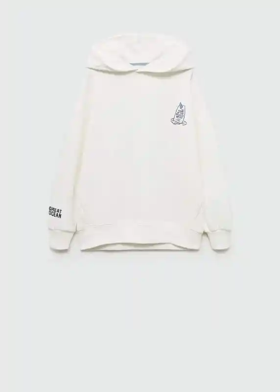 Sudadera Where Off White Talla 08 Niños Mango