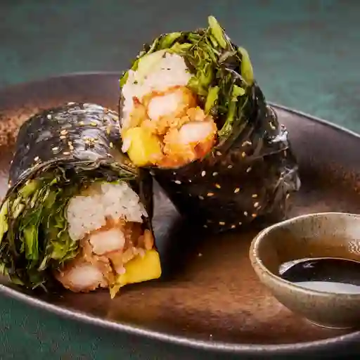 Roll harumaki langostinos apanado
