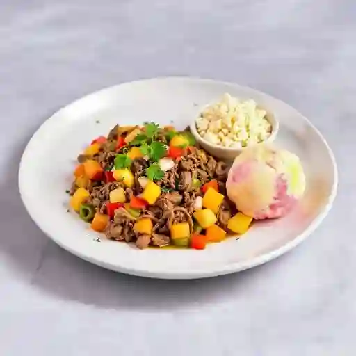 Salpicón Pequeño con Helado y Queso