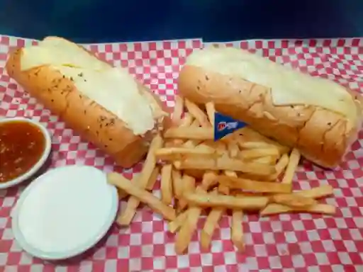 Dos Perros Americanos + Papas