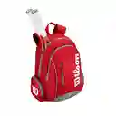 Bolso Raquetero Morral Tenis Funda Team Rojo Gris Wilson