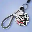 Adorno Celular Colgante Retro Redondo Mickey Mouse Miniso