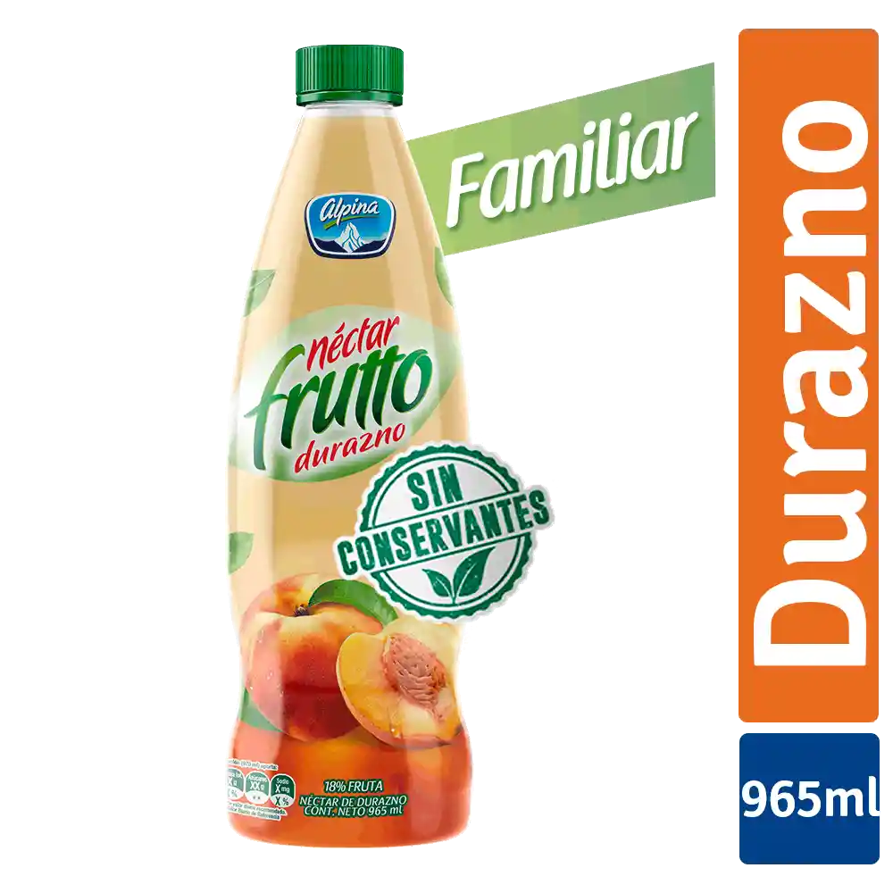 Frutto Durazno 965ml Botella