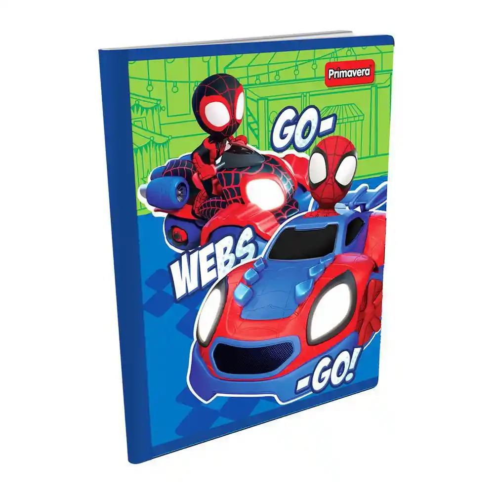 Primavera Cuaderno Spidey Rayado 100 Hojas Cosido