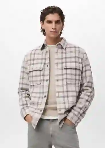 Chaqueta Borsh Crudo Talla S Hombre Mango