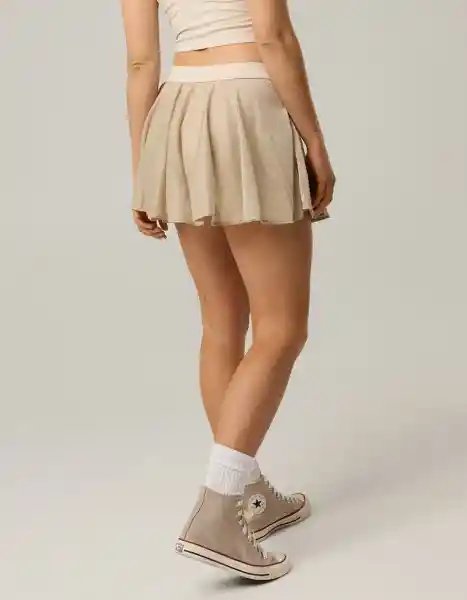 Falda Aerie Beige Talla: MEDIUM 1730119 American Eagle